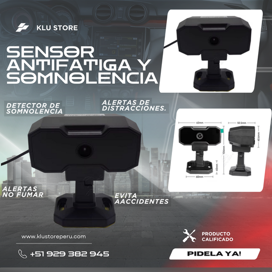 Sensor antifatiga y somnolencia